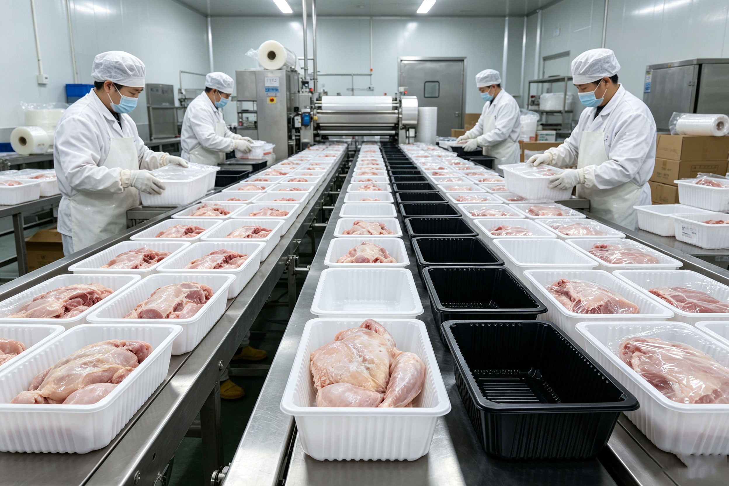 Plastic Meat Packaging Tray