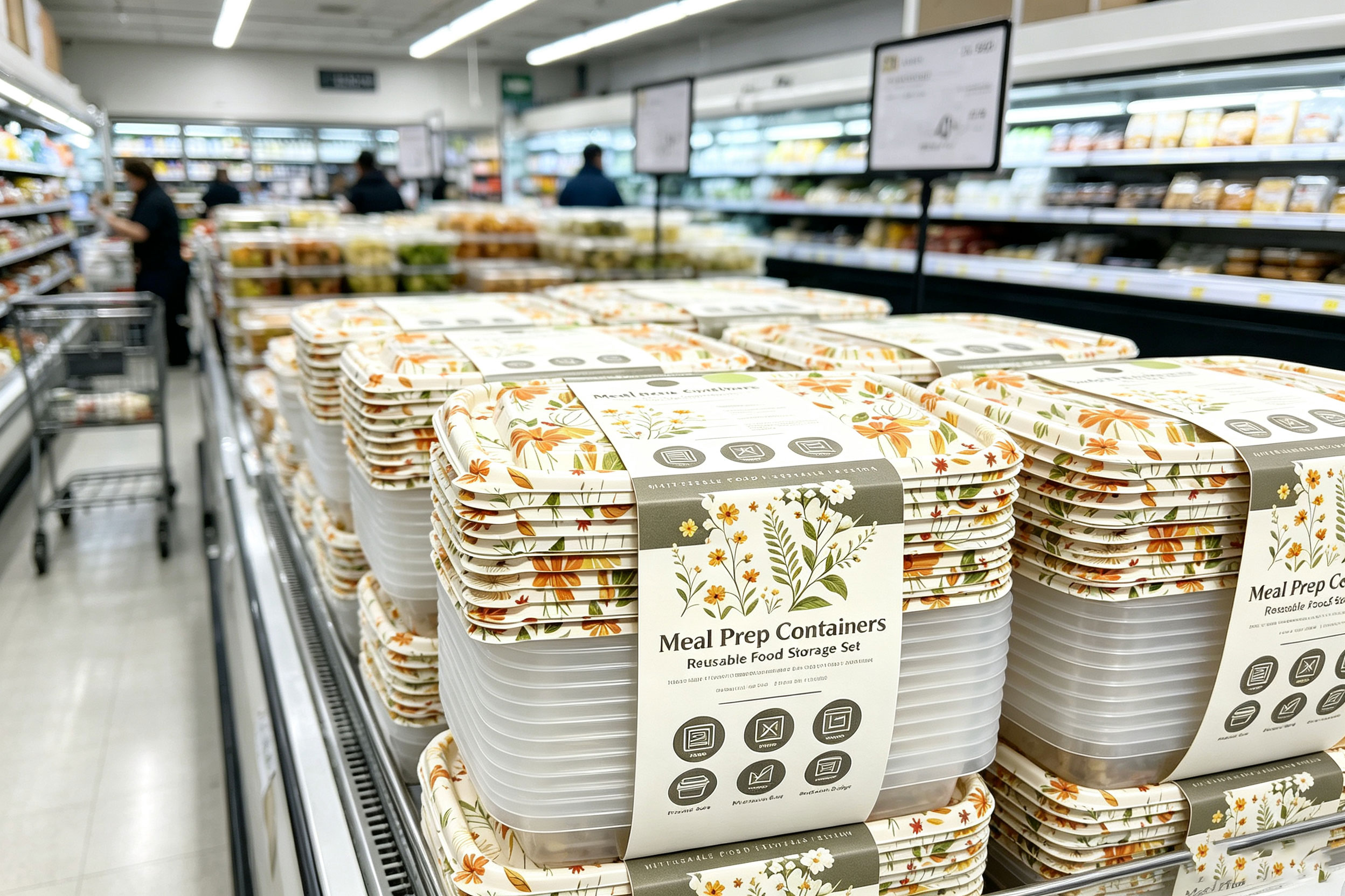 BPA Free OEM ODM printed Bento Lunch Box