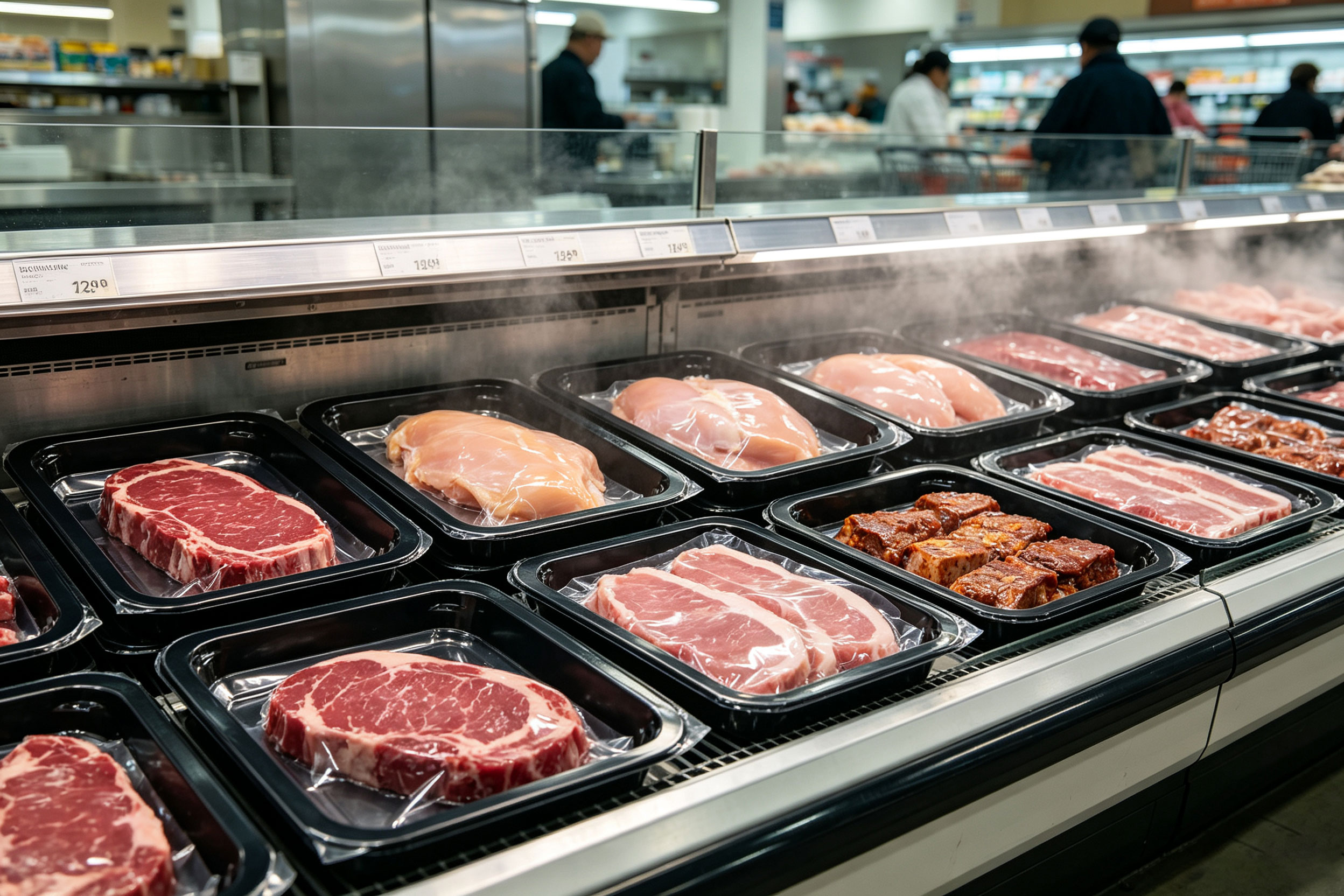 meat packaging tray