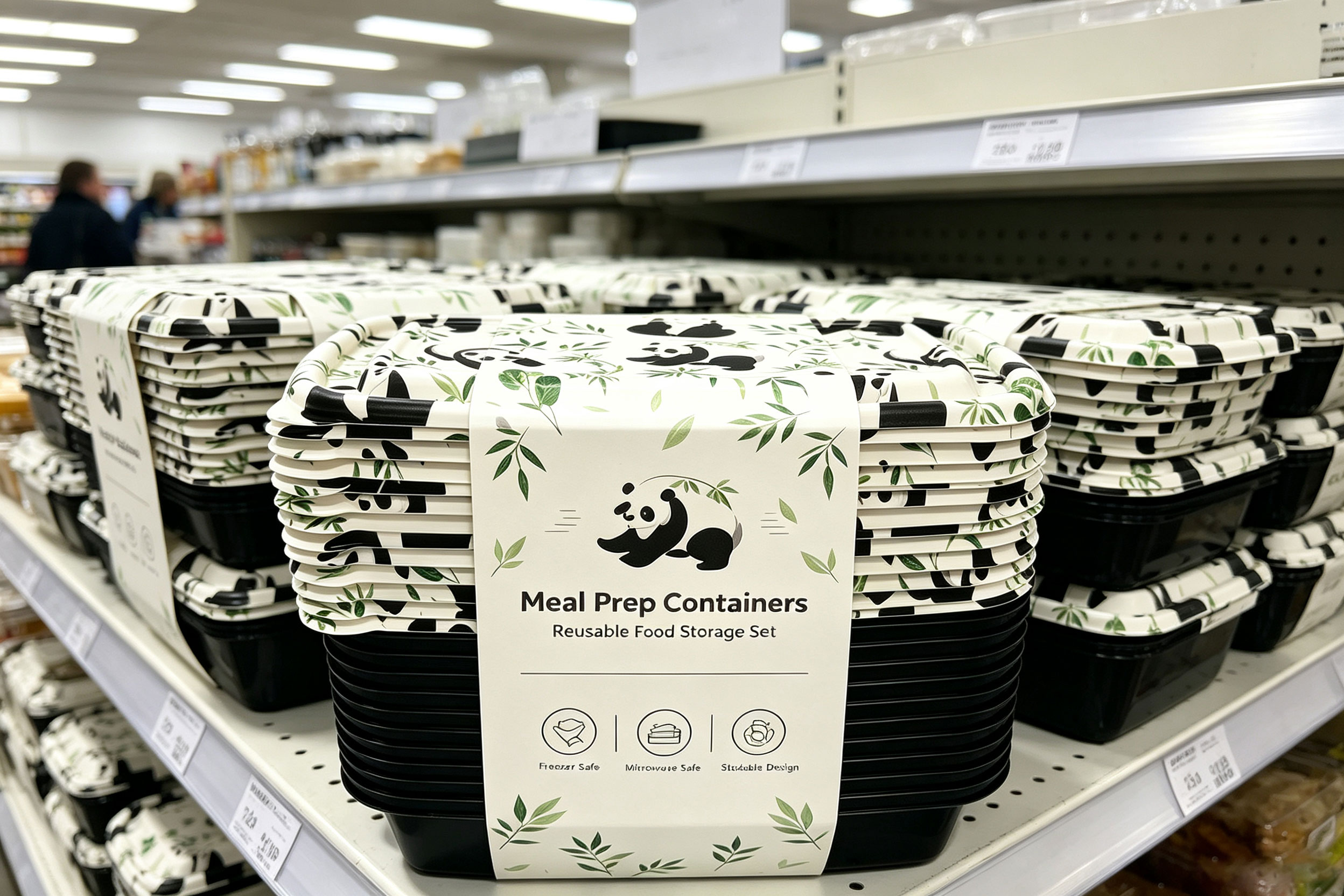 custom printed food storage containers