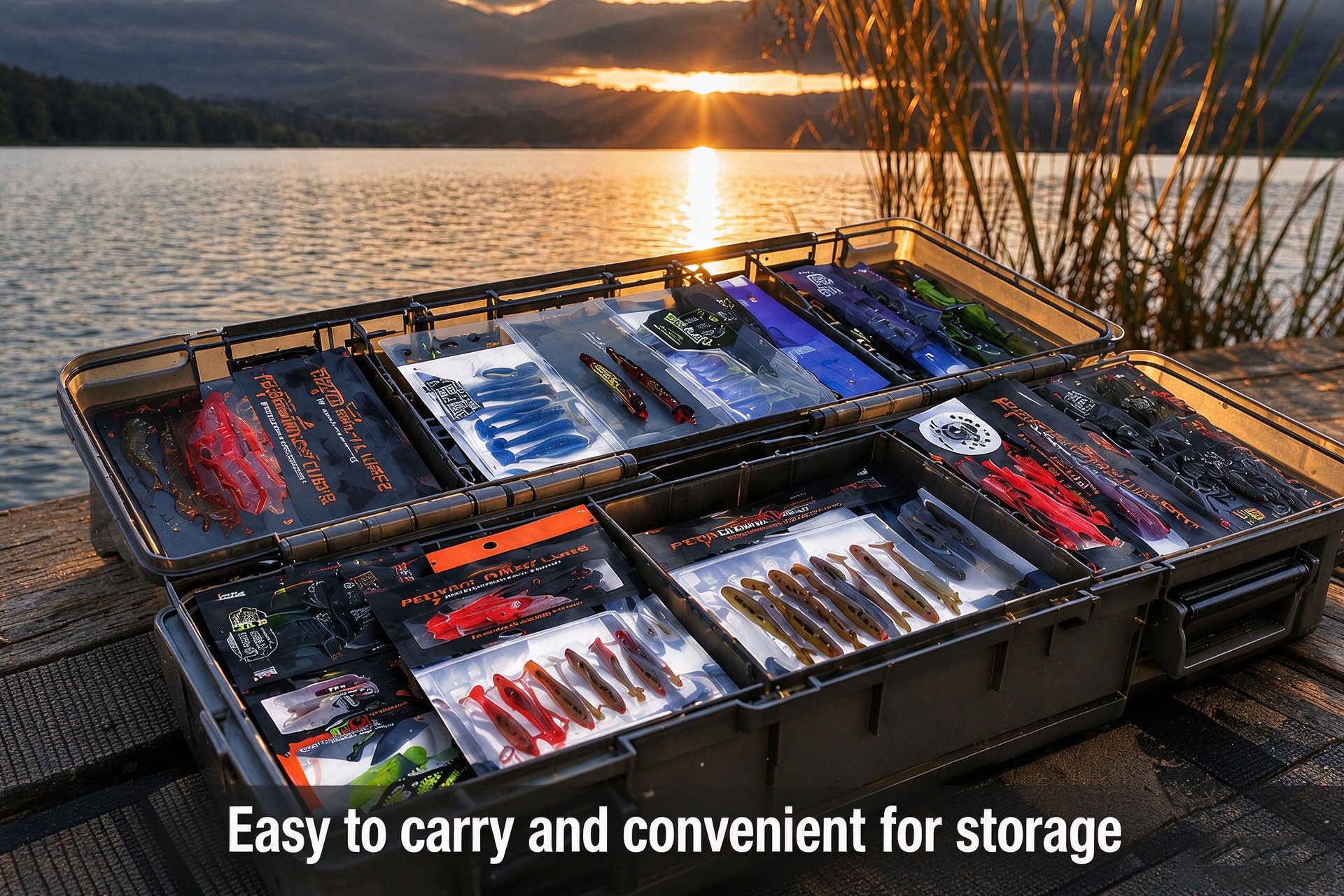 fishing tackle resealable storage bag