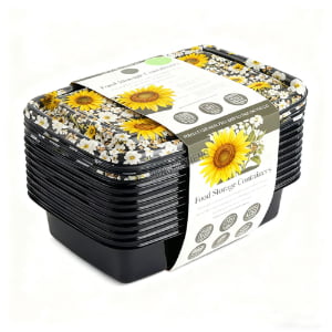 33oz OEM/ODM Laminated Film 12 Pcs BPA Free Plastic Food Storage Sets for Supermarkets