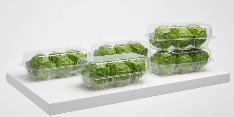 3ct living lettuce clamshell