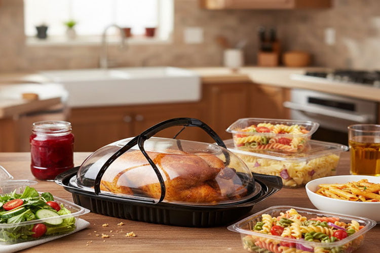 Roasted Chicken Take Out Carrier