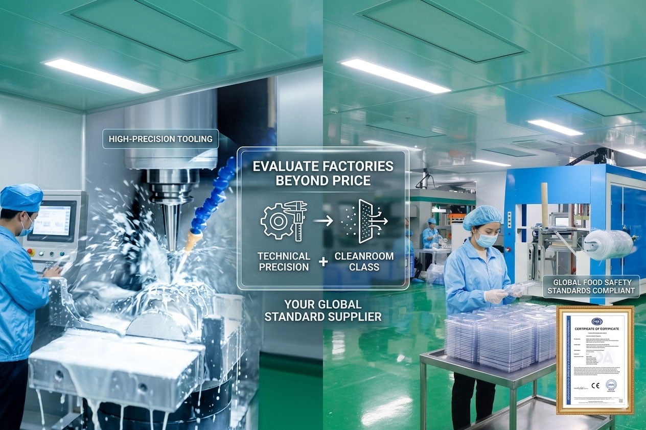 Cleanroom and Mold Precision factory cleanroom food packaging