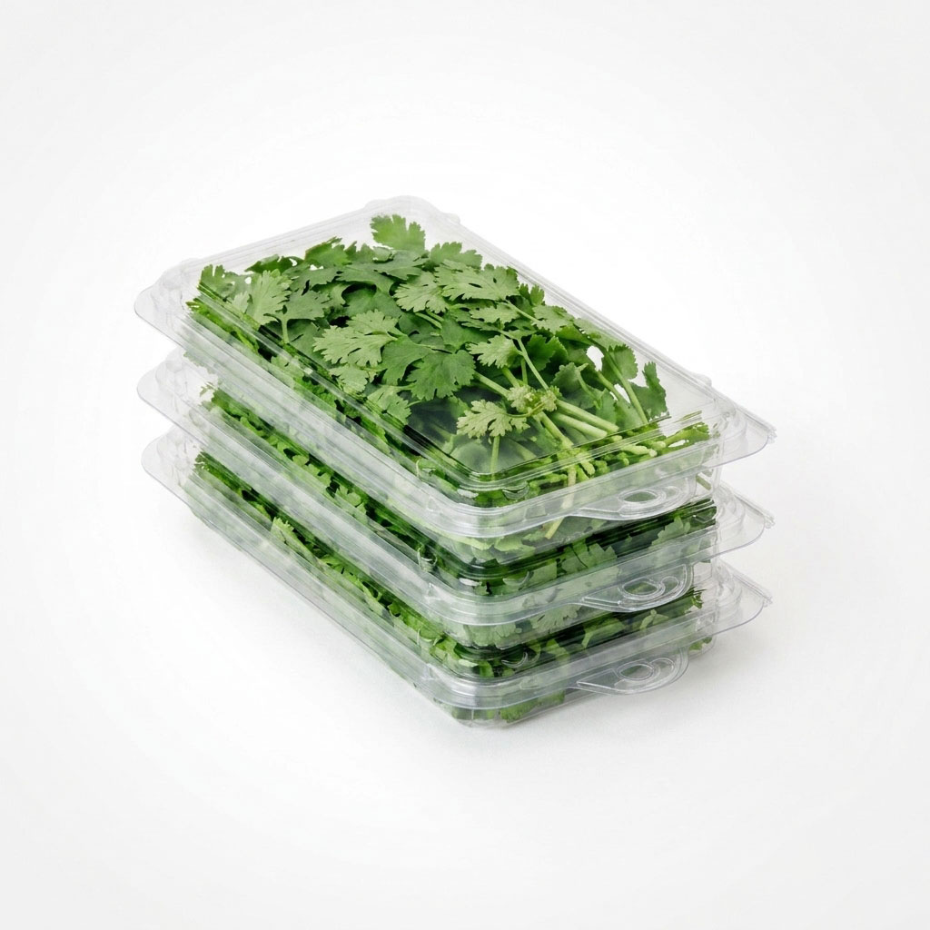 Wholesale Clear Plastic Herb Clamshell Packaging 0.75oz & 2oz Herb Clamshell with Hanging Hook