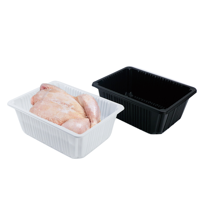 Food Grade High-Barrier PP Meat Tray for Fresh Meat Packaging Leak-Proof Plastic MAP Tray Wholesale